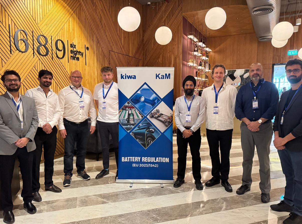 Kiwa and KaM team at the EU Battery Regulation seminar in Gurgaon